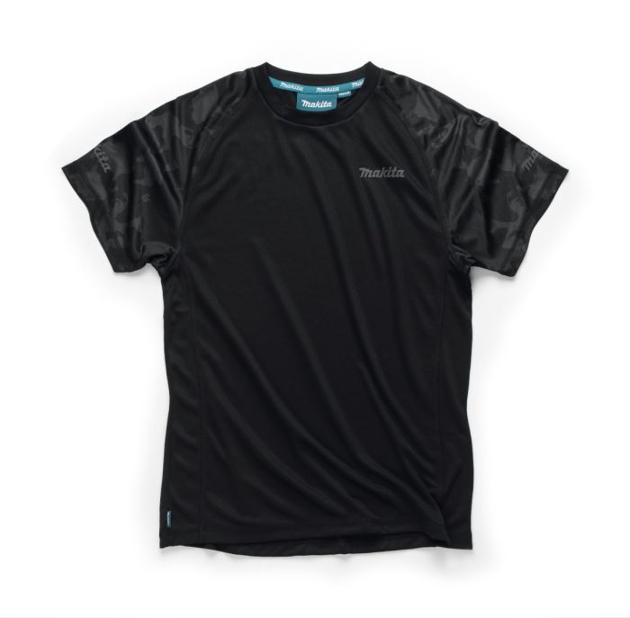 Makita MK102M Tech T-Shirt in Black, size S