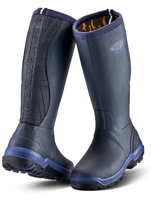 Grubs Rainline 2.0 Wellington Boots in Navy Size 8