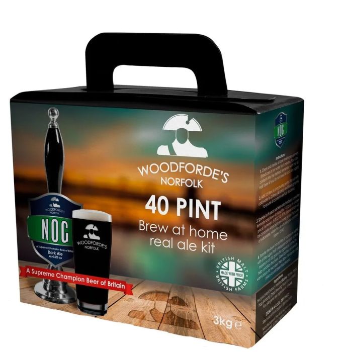 Woodfordes Norfolk Nog Beermaking Kit 40 Pints reddish black rich rounded Old Ale
