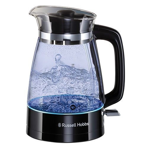 Russell Hobbs 26080 Classic Glass Kettle 3000w in black