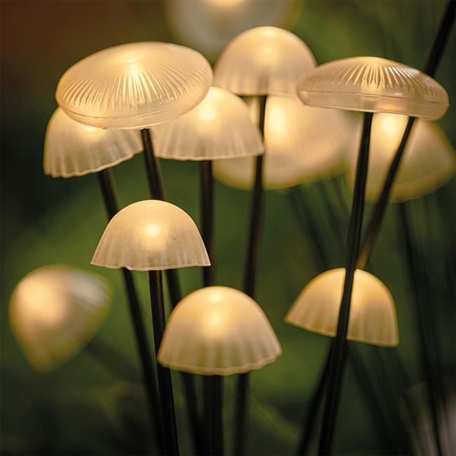 The Solar Centre Woodland Solar Mushroom Lights 3 x Sets of 5