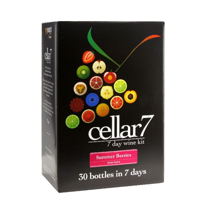 Cellar 7 Summer Berries Wine Making Kit for 30 bottles