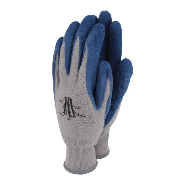 Town & Country Weedmaster Bamboo Gloves in navy, size large