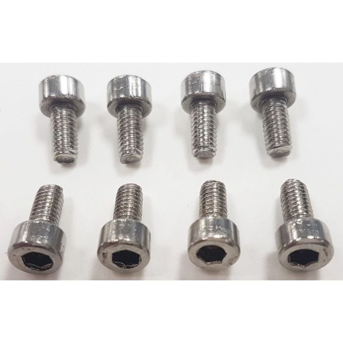 Charnwood V2JS Lathe Chuck Jaw Screws for Viper2, Pack of 8, M4, 12mm