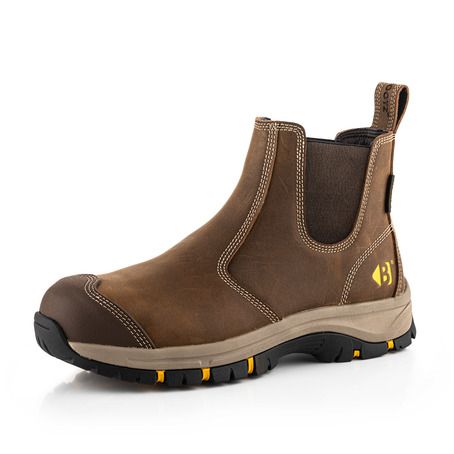 Buckbootz WIZD2BRN Wizardz Nubuckz Dealer Boot in brown size 11