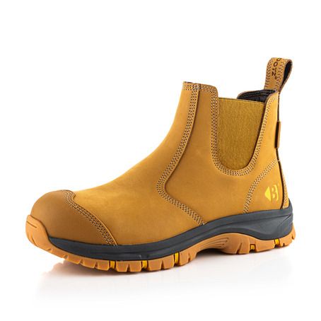 Buckbootz WIZD2HNY Wizardz Nubuckz Dealer Boot - Honey - Size 8
