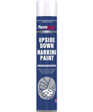 PlastiKote Upside Down Marking Paint 750ml aerosol spray paint in white