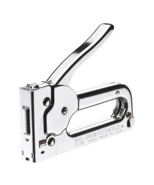 Arrow JT21C Junior Tacker and Staple Gun in all-chrome finish