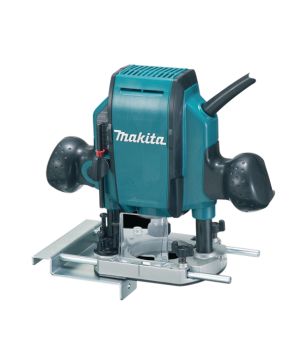 Makita RP0900X Plunge Router 240v, 900 W, 27000 min⁻¹ no load speed, 0 - 35 mm plunge capacity, 2.7 kg