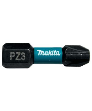 Makita B-63650 Impact Screw Bit PZ3 with black coating