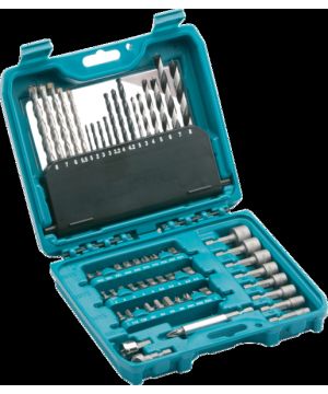 Makita P-90358 Power Drill Set - 60pc professional accessory kit in a heavy duty case