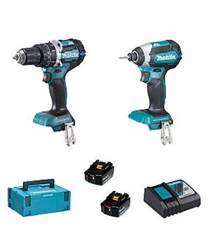 Makita DLX2180TJ LXT Combo Kit 18 V Li-ion brushless power tool set