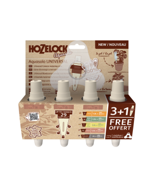 Hozelock Aquasolo Universal 4 Pack Plus Stabiliser Pink watering cone