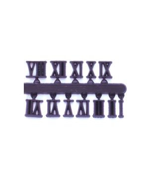 Turners Retreat 19FRB 19mm Full Roman Clock Numerals in black