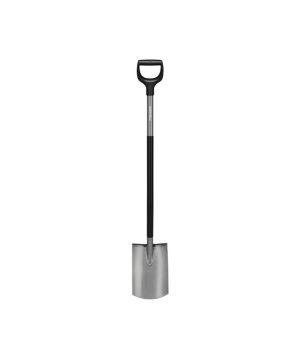 Fiskars 1066710 Ergonomic Rounded Spade, 125 cm grey digging tool