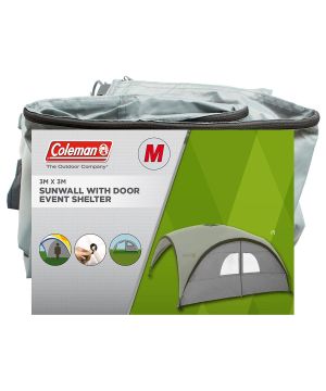 Coleman Event Shelter Pro M Sunwall Door in silver
