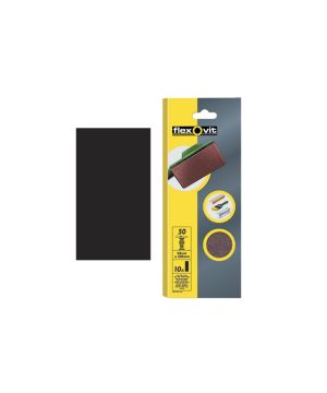 Flexovit 1/2 Sanding Sheets Orbital 115mm x 280mm Coarse 50g pack of 10