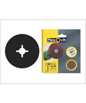 Flexovit Drill Mountable Discs 125mm Assorted Pack of 10