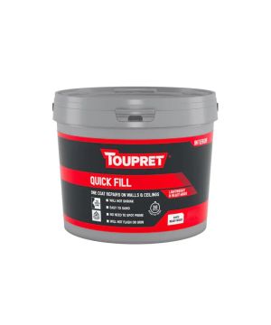 Toupret TTREDLP01GB Quick Fill 1L ready-to-use interior filler in white