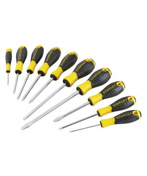 Stanley 0-60-211 Essential Screwdrivers Set of 10 PH SL PZ