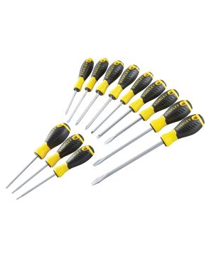 Stanley 0-60-212 Essential 12-piece PH/SL/PZ/TX screwdriver set