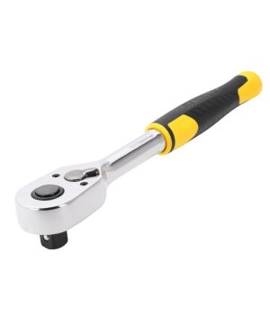 Stanley Ratchet Handle 72 Tooth 1/2in Drive in polished chrome