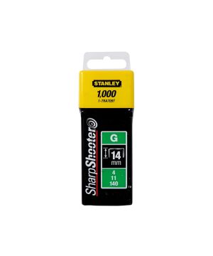 Stanley 1-TRA709T Heavy Duty Staples 14mm Pack of 1000