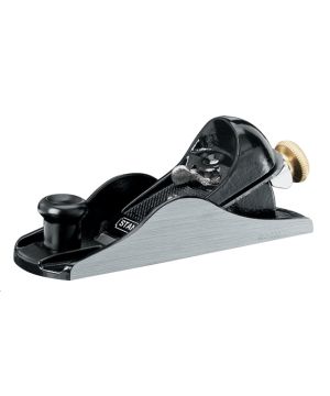 Stanley 220 Block Plane 180mm with 40mm cutter in grey