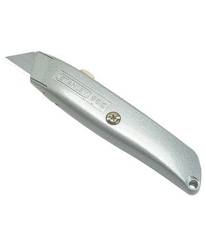 Stanley 2-10-099 99E Original Retractable Blade Knife with grey painted die-cast metal body