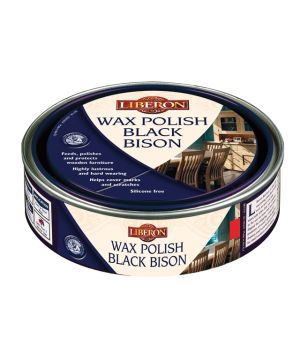 Liberon Wax Polish Black Bison Dark Oak 500ml paste wax