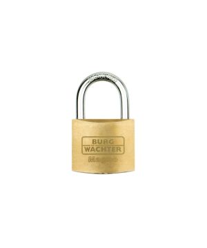 Burg Wachter 400 E 25 Sb Premium Brass Padlock 25mm in brass