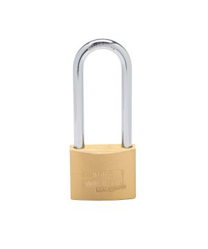 Burg Wachter 400 E Hb 40 65 Sb Brass Long Padlock 40mm in brass and chrome