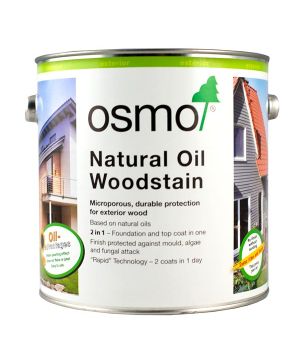 Osmo Natural Oil Woodstain 712 Ebony 2.5L oil-based protective finish