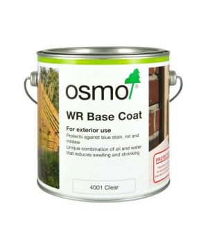 Osmo WR Base Coat 4001 Clear 2.5L 5-6m²/L coverage timber impregnation