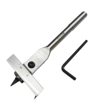 Kanzawa K-332 Adjustable Spade Boring Bit 70mm to 110mm Diameter in steel