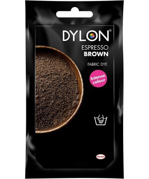 Dylon Fabric Hand Dye Espresso Brown 50g