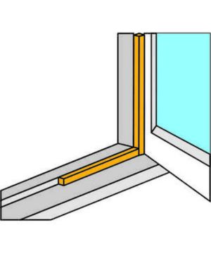 Warmseal PVC Foam Draught Excluder Standard 5m white