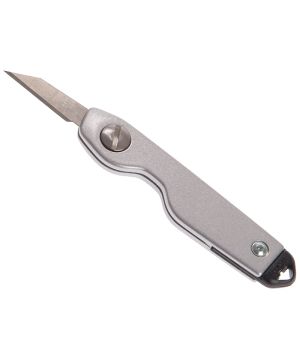 Stanley 0-10-598 Folding Pocket Knife with epoxy coated die-cast metal body and spare blade in handle