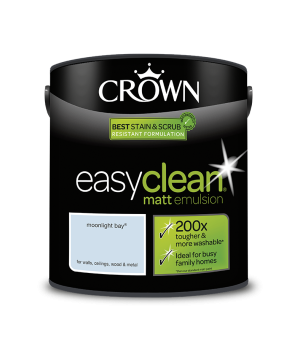 Crown Easyclean Moonlight Bay Matt Emulsion Paint 2.5L