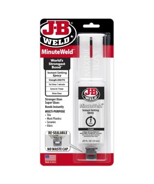 J-B Weld 50101UK MinuteWeld Epoxy Syringe 25ml