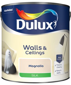 Dulux Silk Emulsion Paint - Magnolia - 2.5L tin