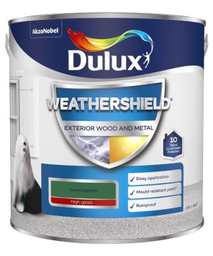 Dulux Weathershield Exterior Gloss Paint in Buckingham 2.5L tin