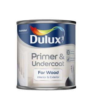 Dulux Wood Primer and Undercoat 250ml White