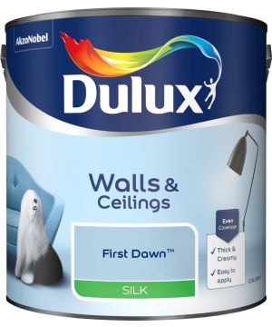 Dulux Silk Emulsion Paint First Dawn 2.5L silk interior paint