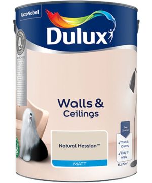 Dulux Matt Emulsion Paint - Natural Hessian - 5L tin