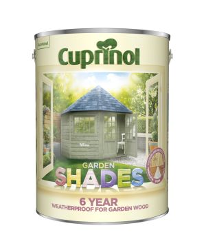 Cuprinol Garden Shades Willow 5L garden paint in matt willow