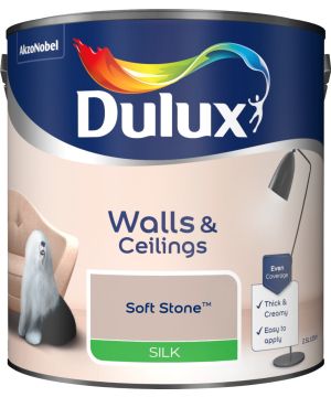 Dulux Soft Stone 2.5L Silk Emulsion Paint