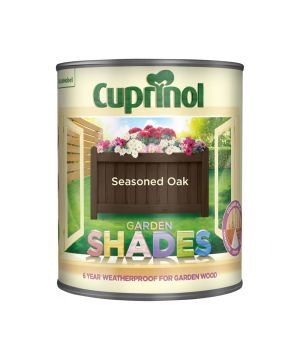 Cuprinol Garden Shades Seasoned Oak 1L wood paint tin