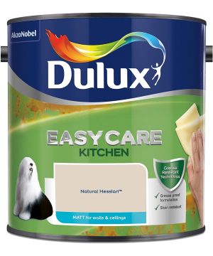 Dulux Easycare Kitchen Matt Emulsion Paint in Natural Hessian, 2.5L