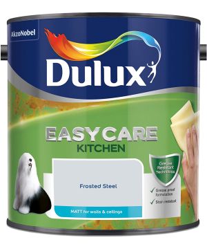 Dulux Easycare Kitchen Matt Emulsion Paint in Frosted Steel, 2.5L tin